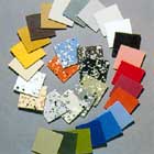 Variera och komponera färger, former och mönster i ett golv med golvplattor