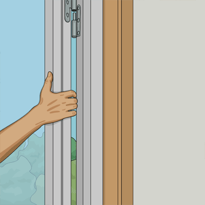 Steg 16. Provhäng fönstret och kontrollera passningen
