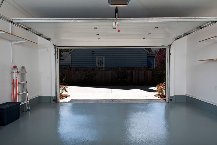 Fogfritt golv i garage